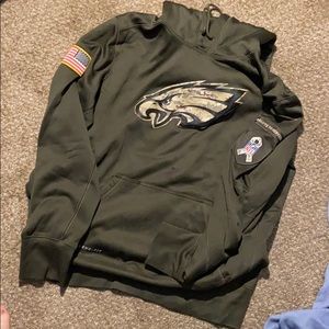Salute to service eagles hoodie